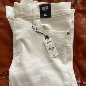 Express Super Skinny Mid Rise Jeans